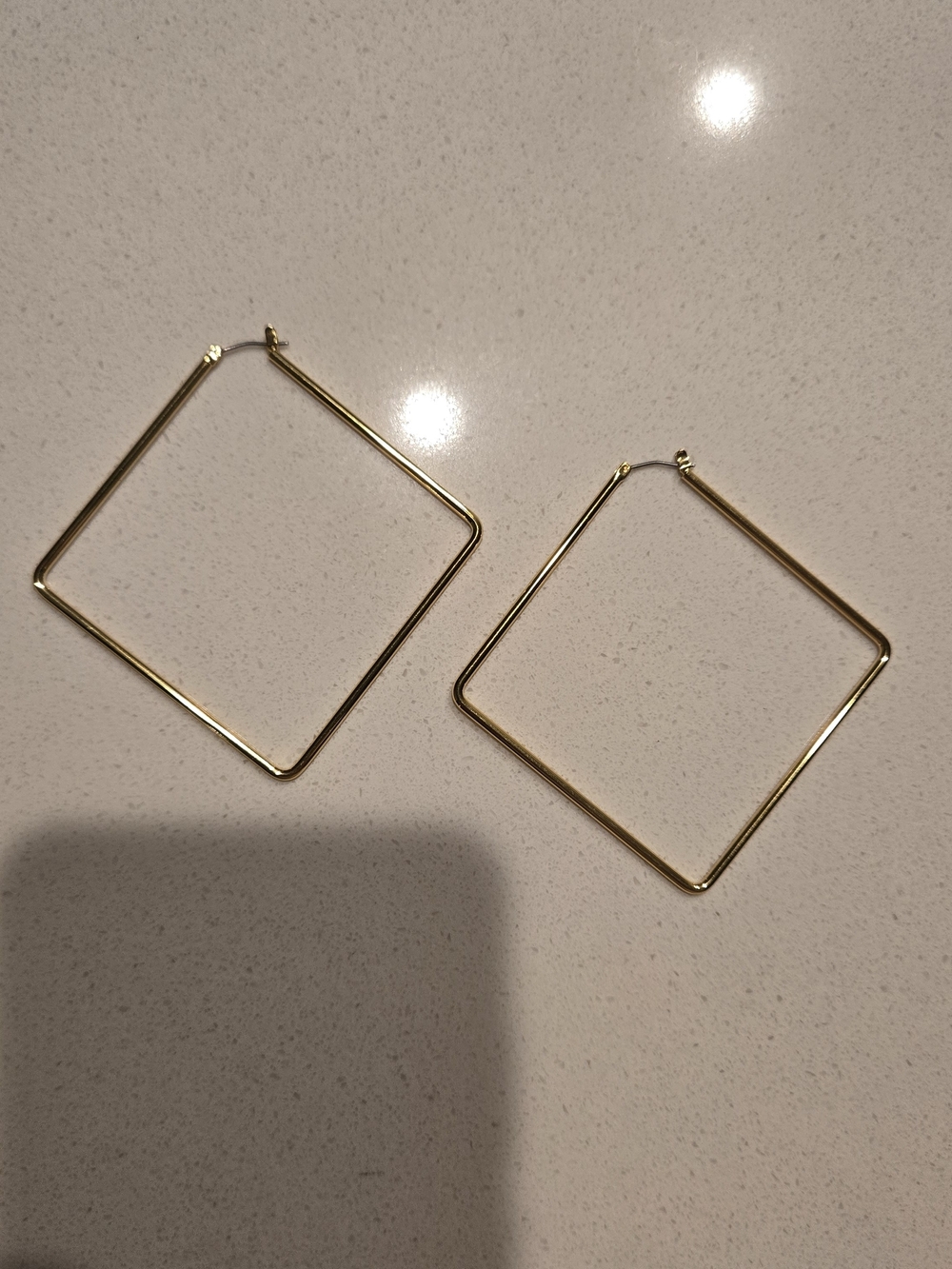 Uncommon James Gold Square Hoop Earrings